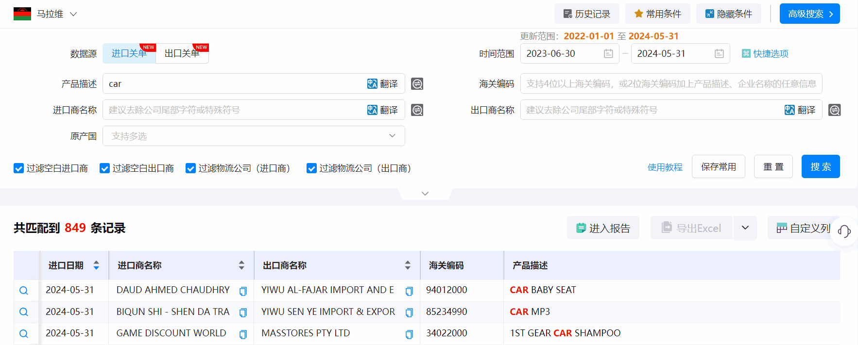 马拉维海关数据,海关数据,凯发K8海关数据 马拉维海关数据,海关数据,凯发K8海关数据